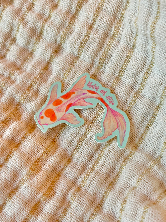 cutesy koi – sticker