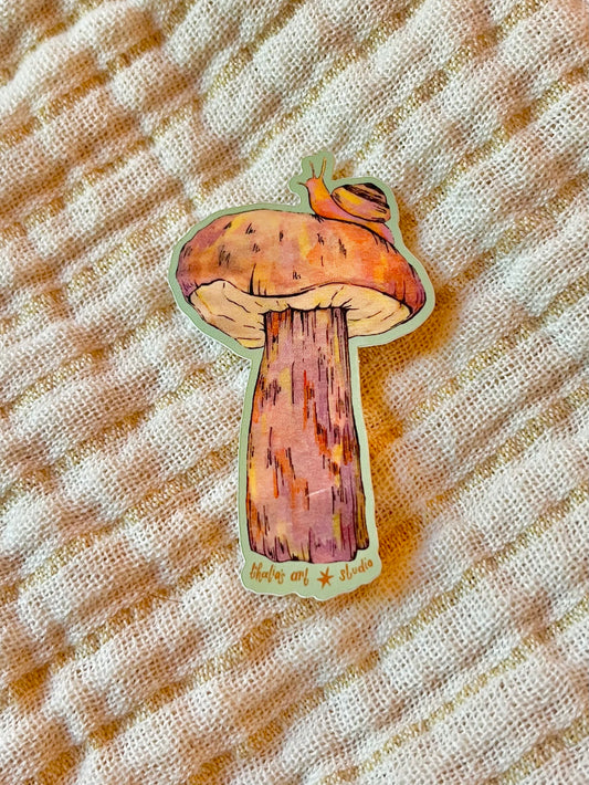 fungi snail – sticker